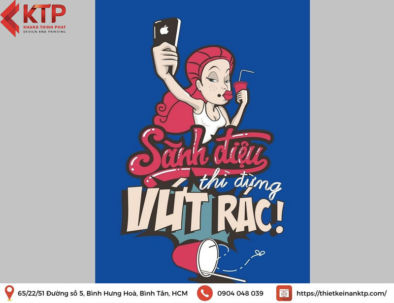 mẫu poster thể hiện quan điểm