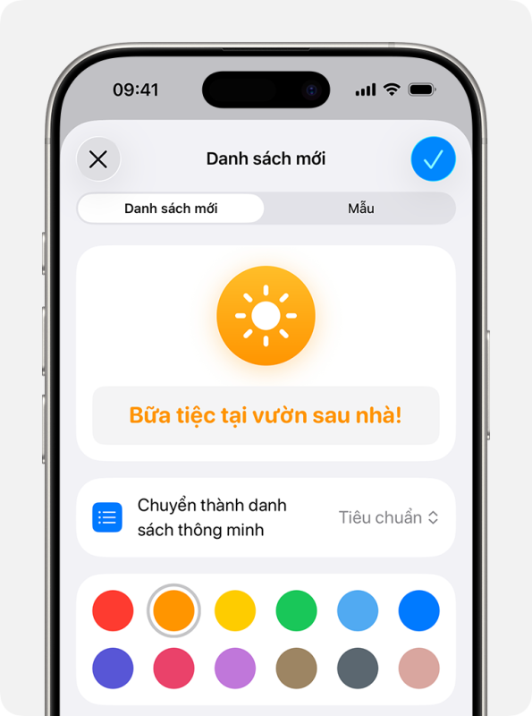 Sắp xếp lời nhắc tr&ecirc;n iPhone hoặc iPad