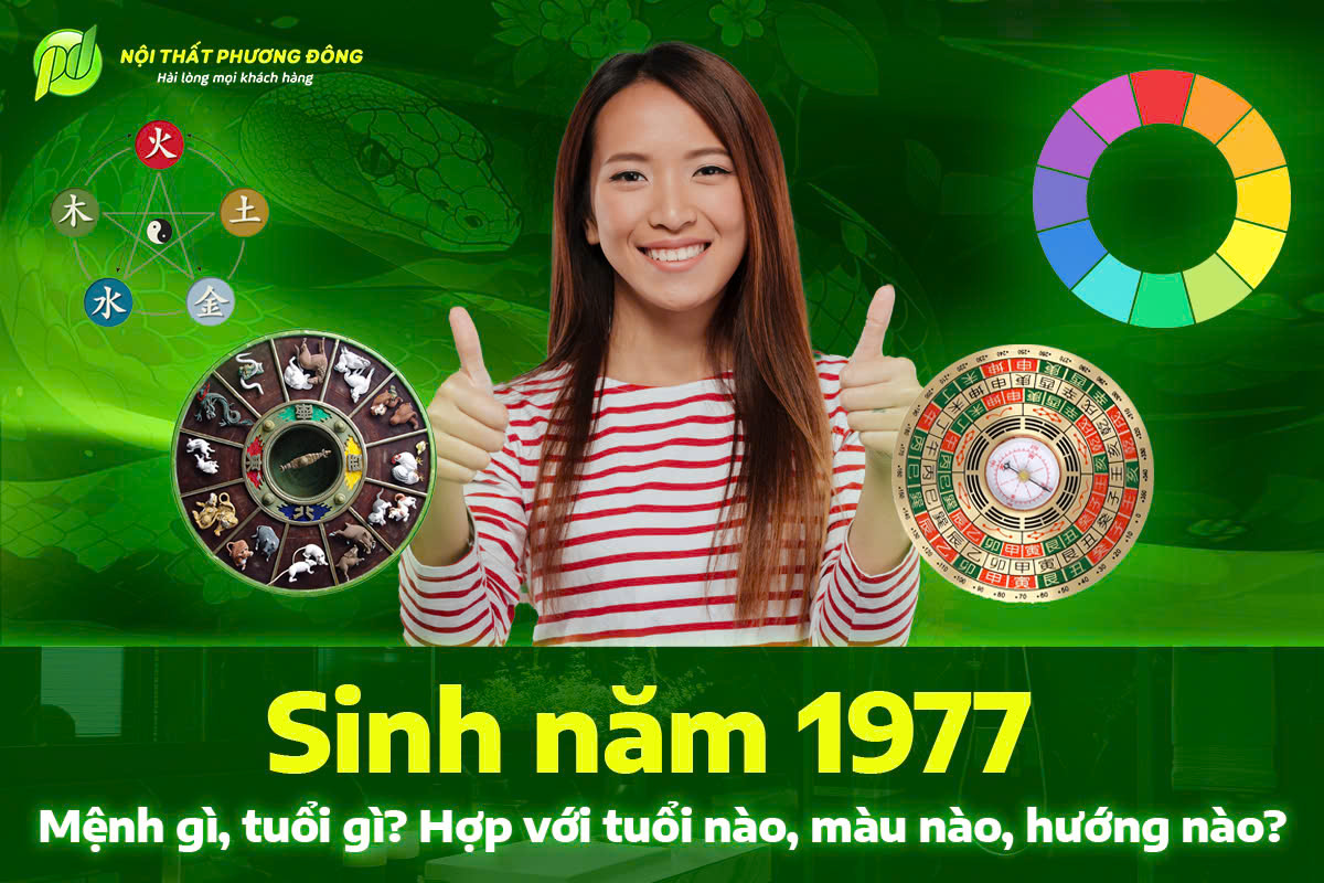 Sinh năm 1977 mệnh gì, tuổi gì? Hợp với tuổi nào, màu nào, hướng nào?