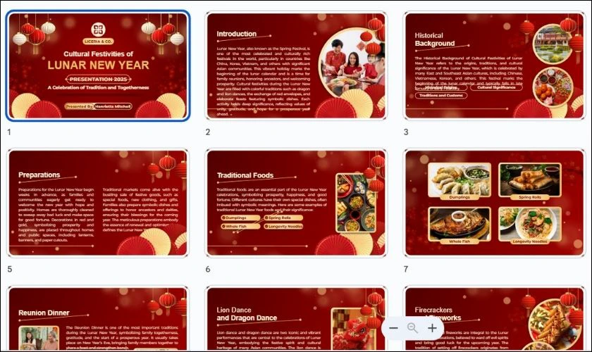PowerPoint về ngày Tết nguyên đán bằng tiếng Anh
