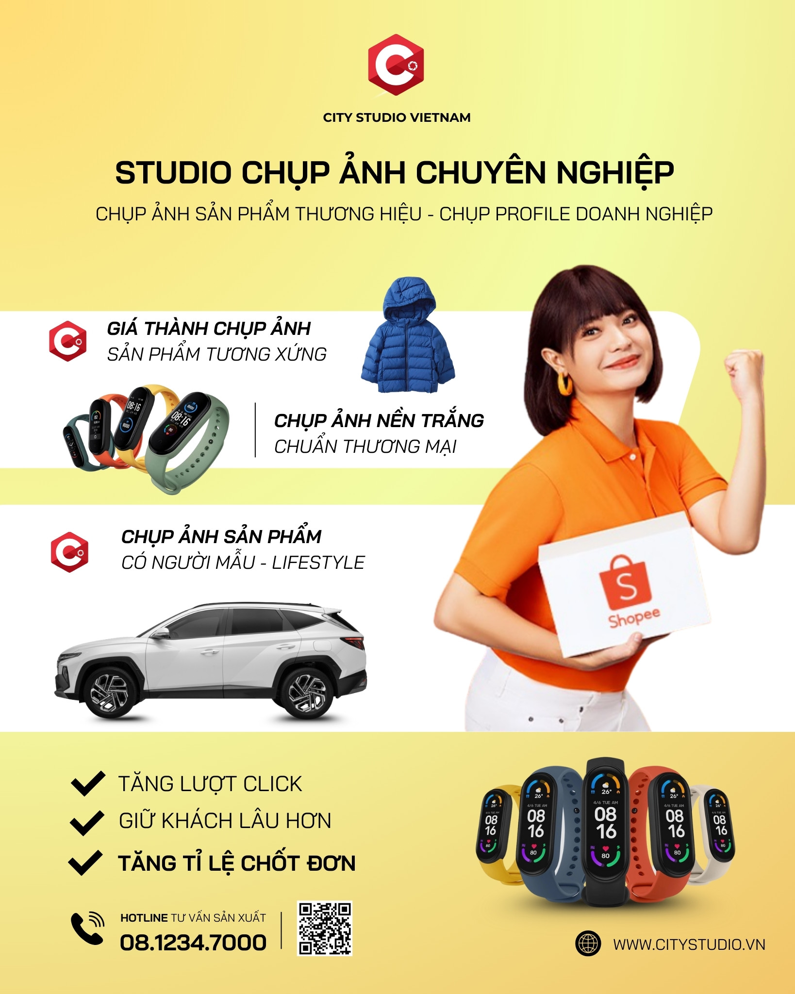 Studio chụp ảnh chuyên nghiệp tại Hà Nội - City Studio Vietnam