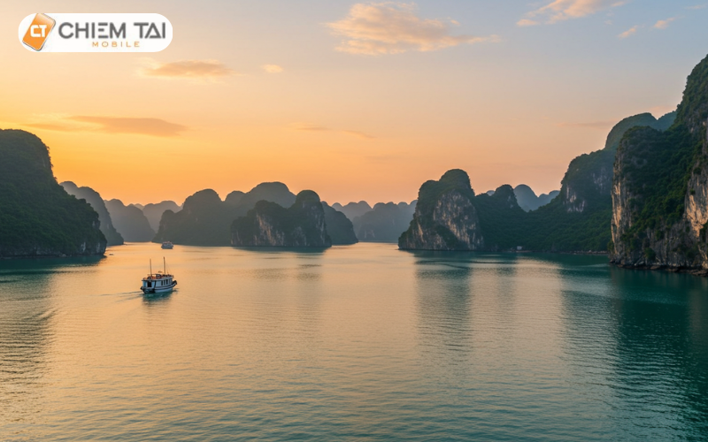 Chuẩn bị sẵn góc chụp để bắt trọn được hoàng hôn