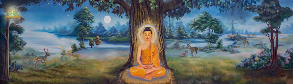 Thái tử Tất Đạt Đa tu hành chứng đắc Vô Thượng Bồ Đề, trở thành Đức Phật Thích Ca Mâu Ni - bậc toàn giác