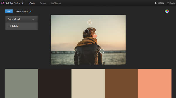 Lựa chọn tone màu, font chữ phù hợp khi thiết kế web bằng photoshop