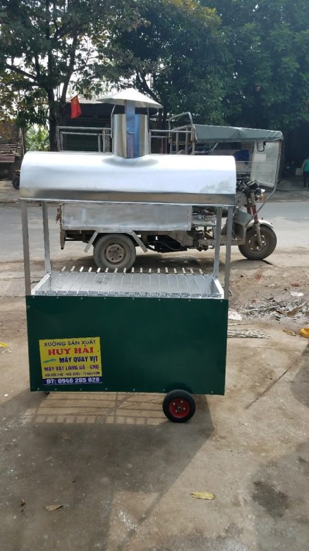 Máy nướng chả xiên thịt chó