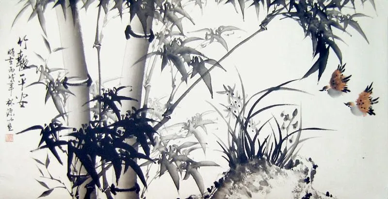 Cây tre thường được vẽ trong môi trường tự nhiên, nhưng cũng có thể được thể hiện trong cảnh quan đô thị hoặc những bức tranh trừu tượng.
