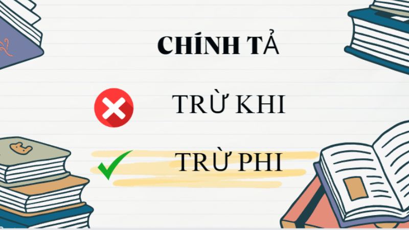 Trừ phi hay trừ khi là đúng chính tả?
