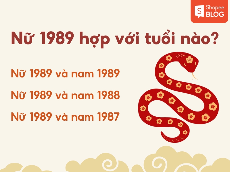 Nữ sinh năm 1989 hợp với tuổi nào