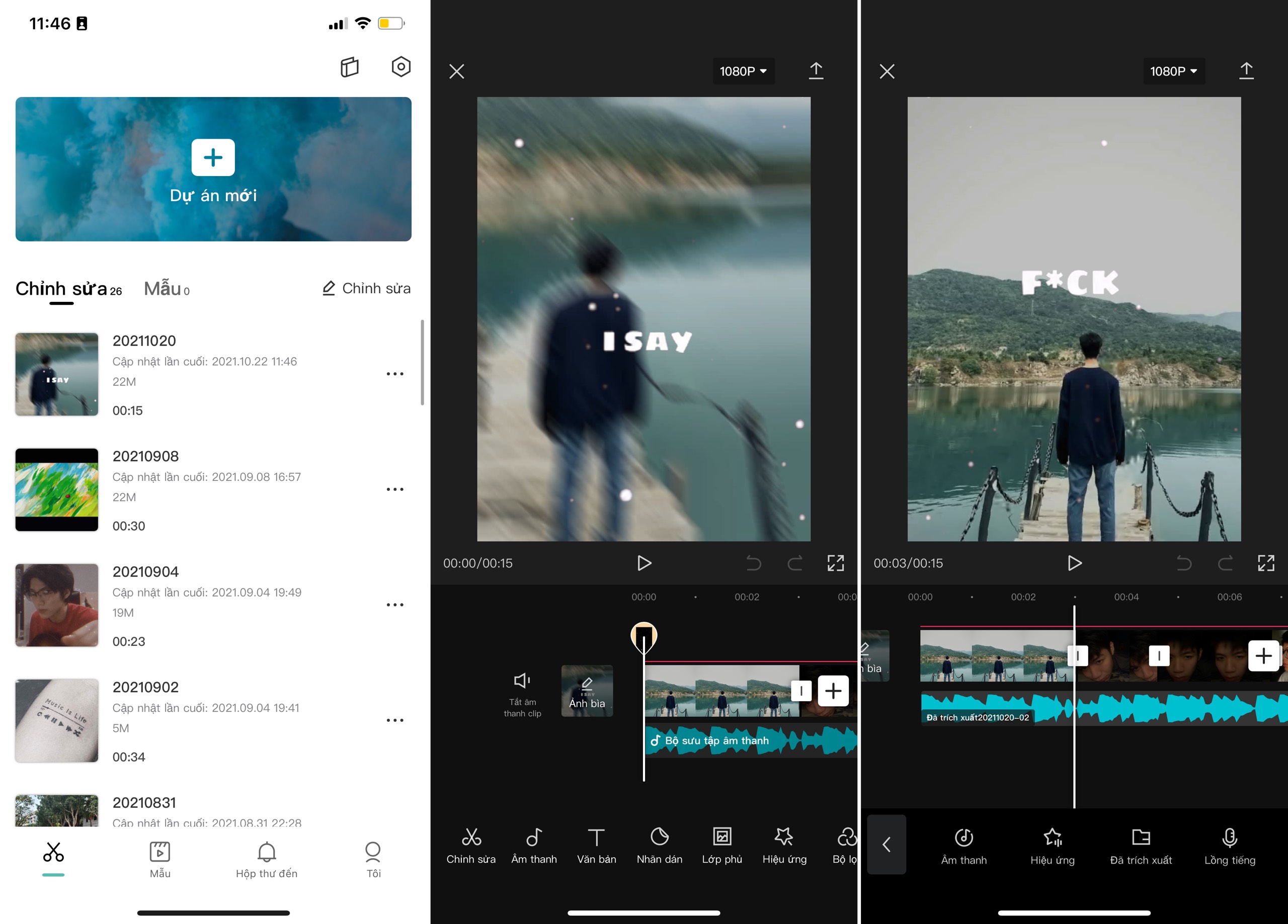 app ứng dụng tạo video từ ảnh capcut