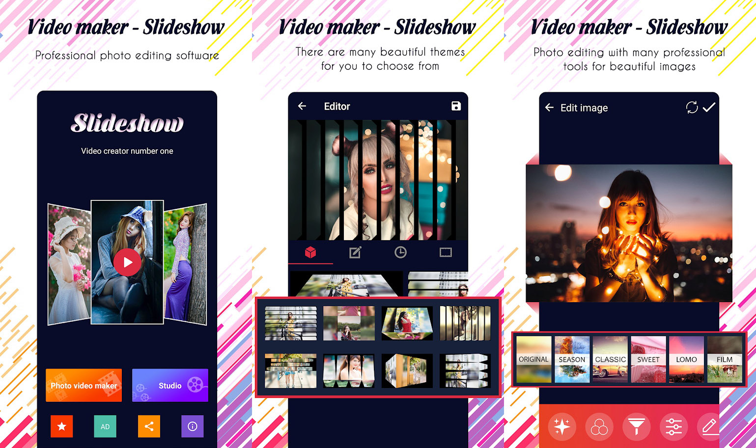 cách tạo video từ ảnh trên điện thoại - Photo Video Maker