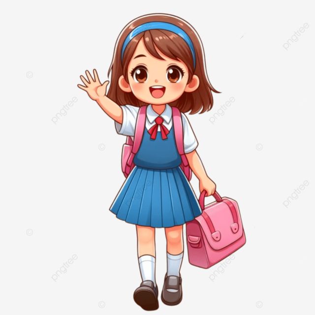 Hình ảnh học sinh chibi cute - học sinh cấp 2