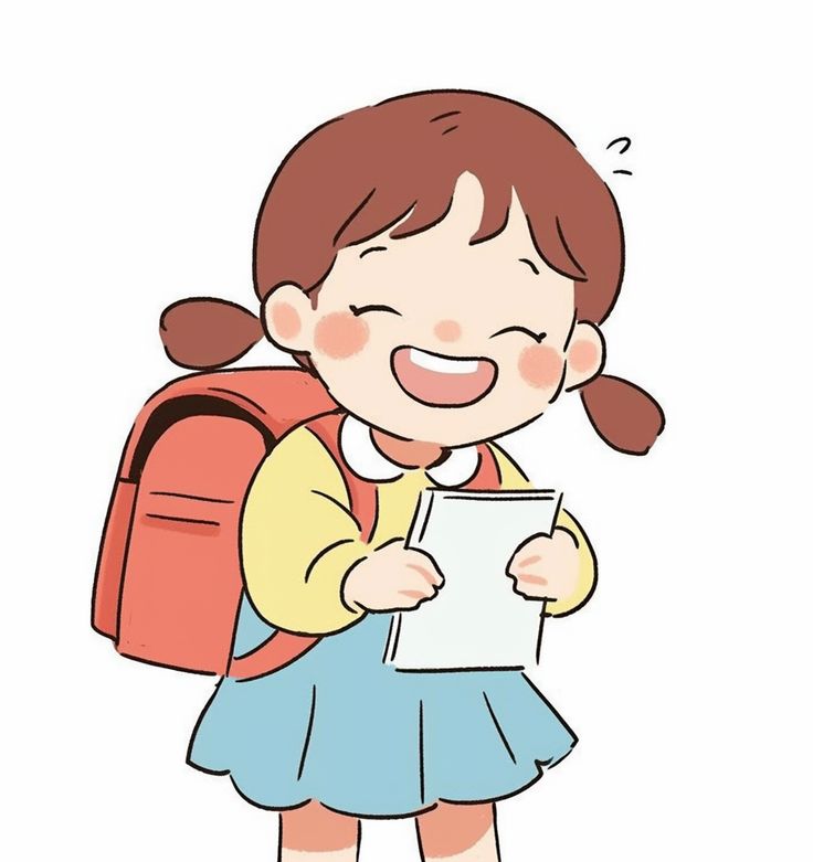 Hình ảnh học sinh chibi cute - đáng yêu