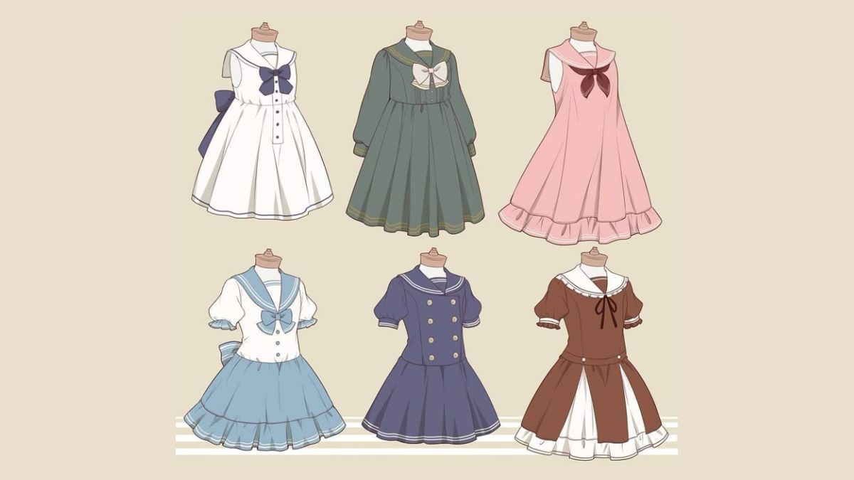 Gợi ý các ý tưởng vẽ quần áo anime đẹp nhất