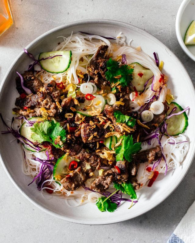 A Very Authentic Countryside Bún Bò Xả Ớt  – Vietnamese Lemongrass Beef Recipe