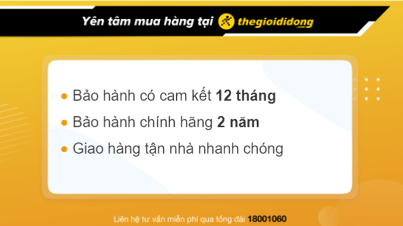 Chính sách bảo hành tại Thế Giới Di Động