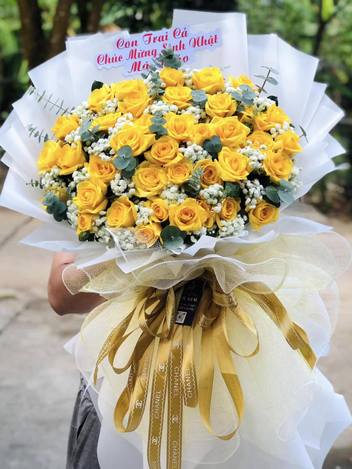 Bó hoa hồng 50 bông
