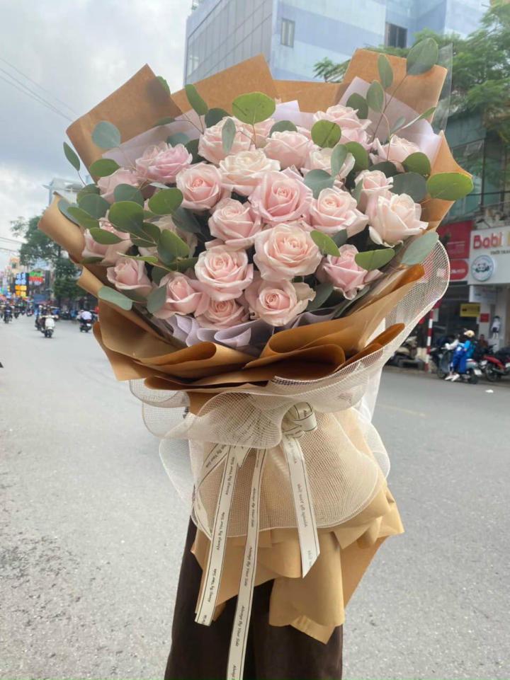 Bó hoa hồng 50 bông