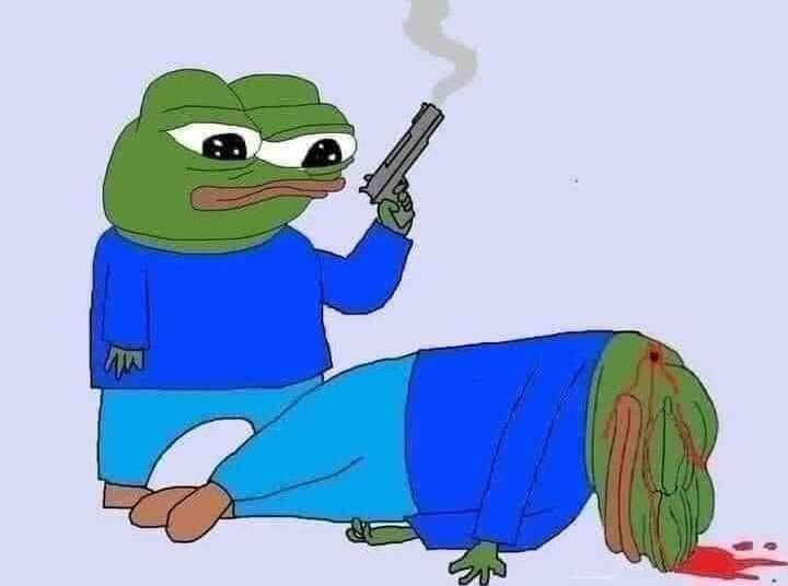 Meme bắn súng sau lưng