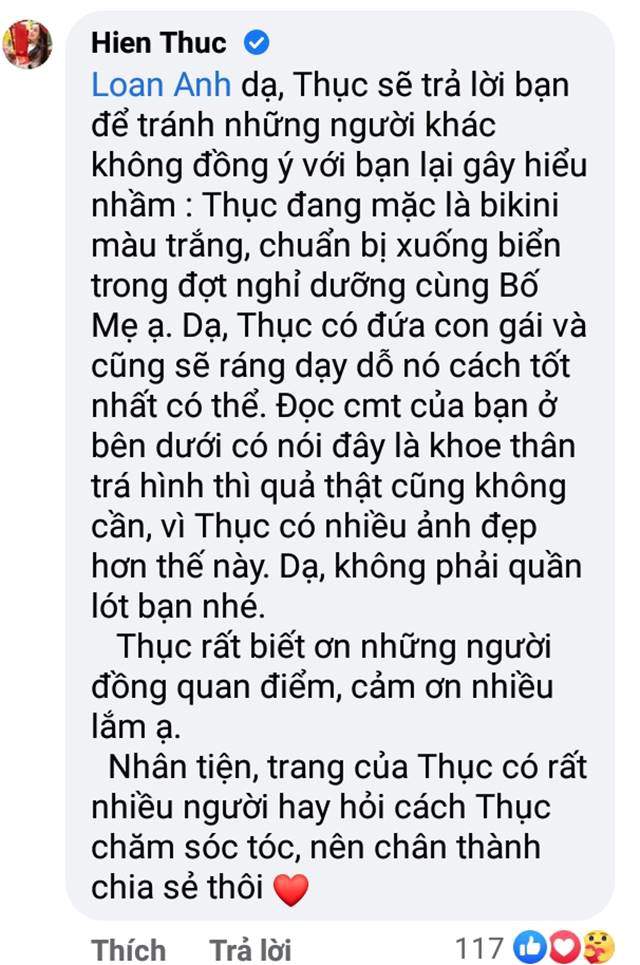 U40 mặc hở hang trên giường bị nói ảnh hưởng tới con gái tuổi dậy thì, Hiền Thục đáp trả - 5