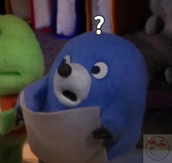 meme hỏi chấm hài hước Dấu hỏi vui nhộn phiên bản hoạt hình cực đáng yêu
