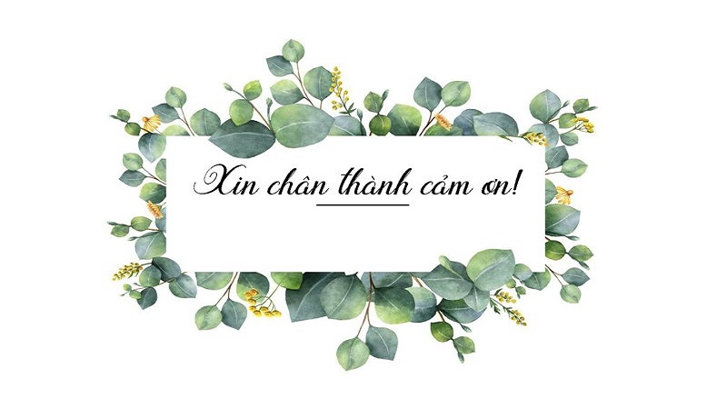 Hình nền Powerpoint chân thành cảm ơn