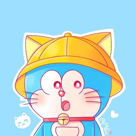 Avatar Doremon cute đội mũi
