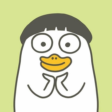 ảnh avatar facebook dễ thương chú vịt ngơ ngác