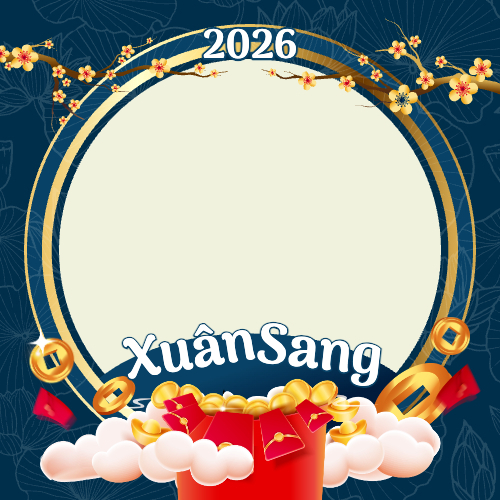 Những mẫu khung avatar, khung ảnh đại diện Tết Bính Ngọ 2026 đẹp và mới nhất