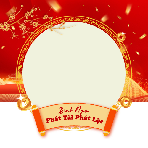 Những mẫu khung avatar, khung ảnh đại diện Tết Bính Ngọ 2026 đẹp và mới nhất