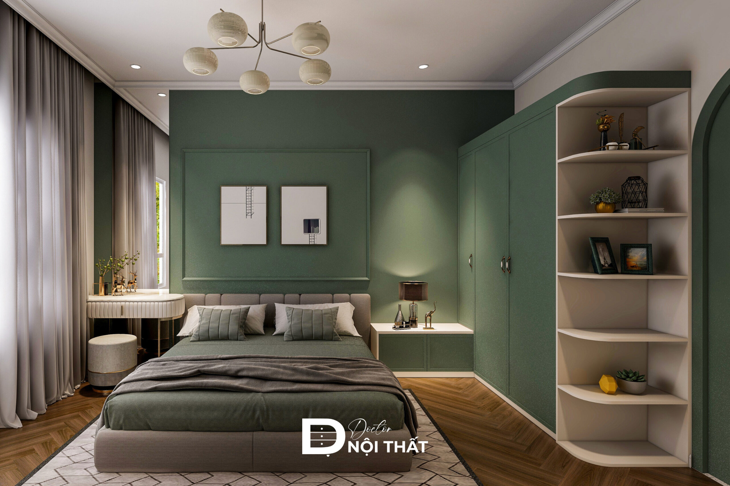 Trang trí nhẹ nhàng đơn giản với đèn led đơn giản
