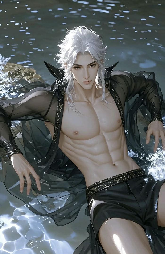 hình ảnh anime nam 6 múi đùi săn chắc