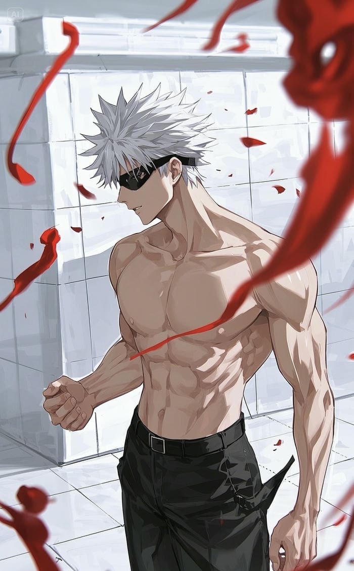 hình ảnh anime nam 6 múi cánh tay to