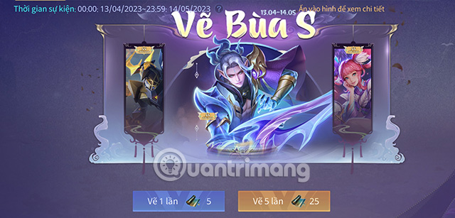 Sự kiện Vẽ bùa bậc S Liên Quân tháng 3/2026