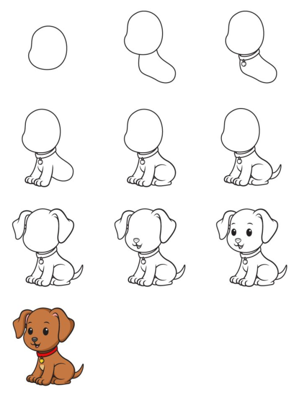 Vẽ con vật cute dễ thương