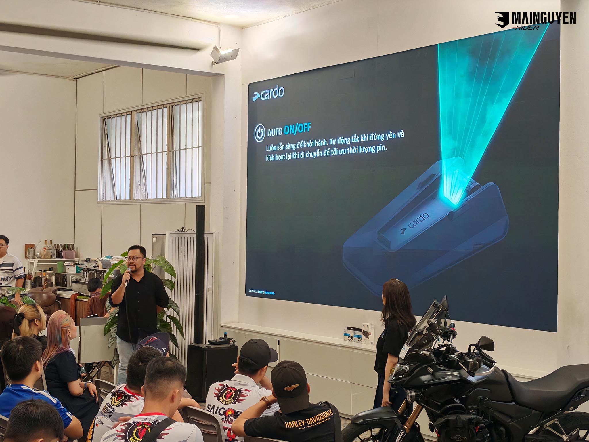 Toàn cảnh buổi offline ra mắt Cardo Packtalk PRO tại café Tinh Tế | mainguyenrider.com