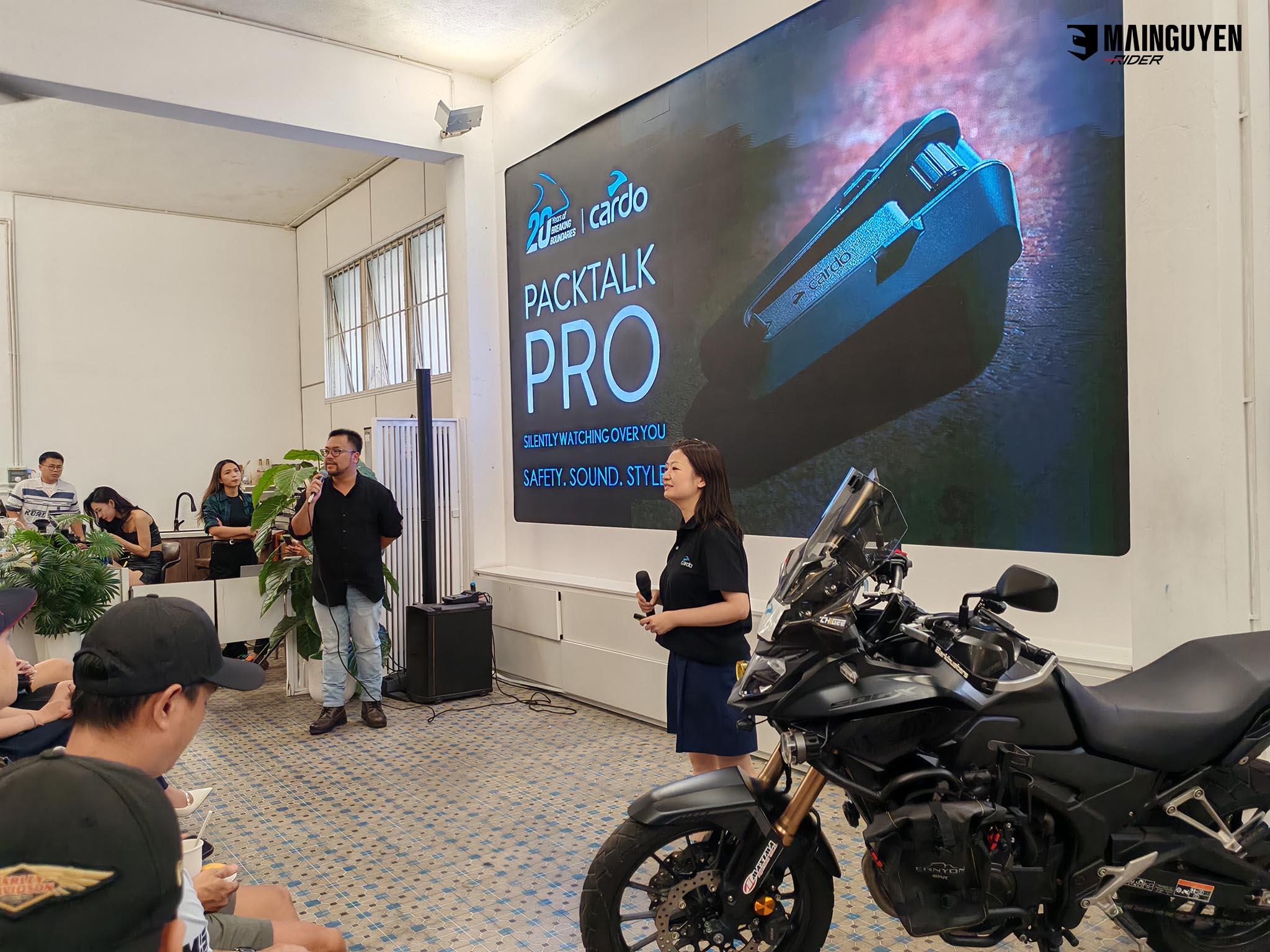 Toàn cảnh buổi offline ra mắt Cardo Packtalk PRO tại café Tinh Tế | mainguyenrider.com