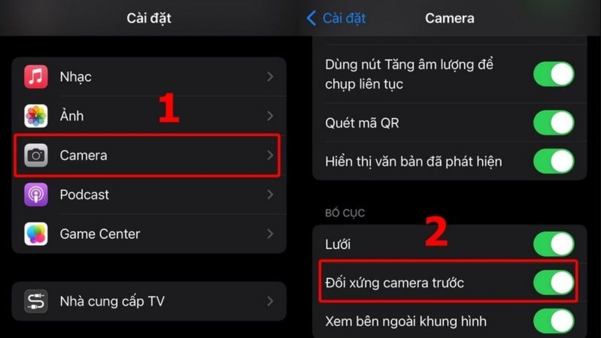 Bật chế độ Mirror Front Camera để selfie không méo mặt