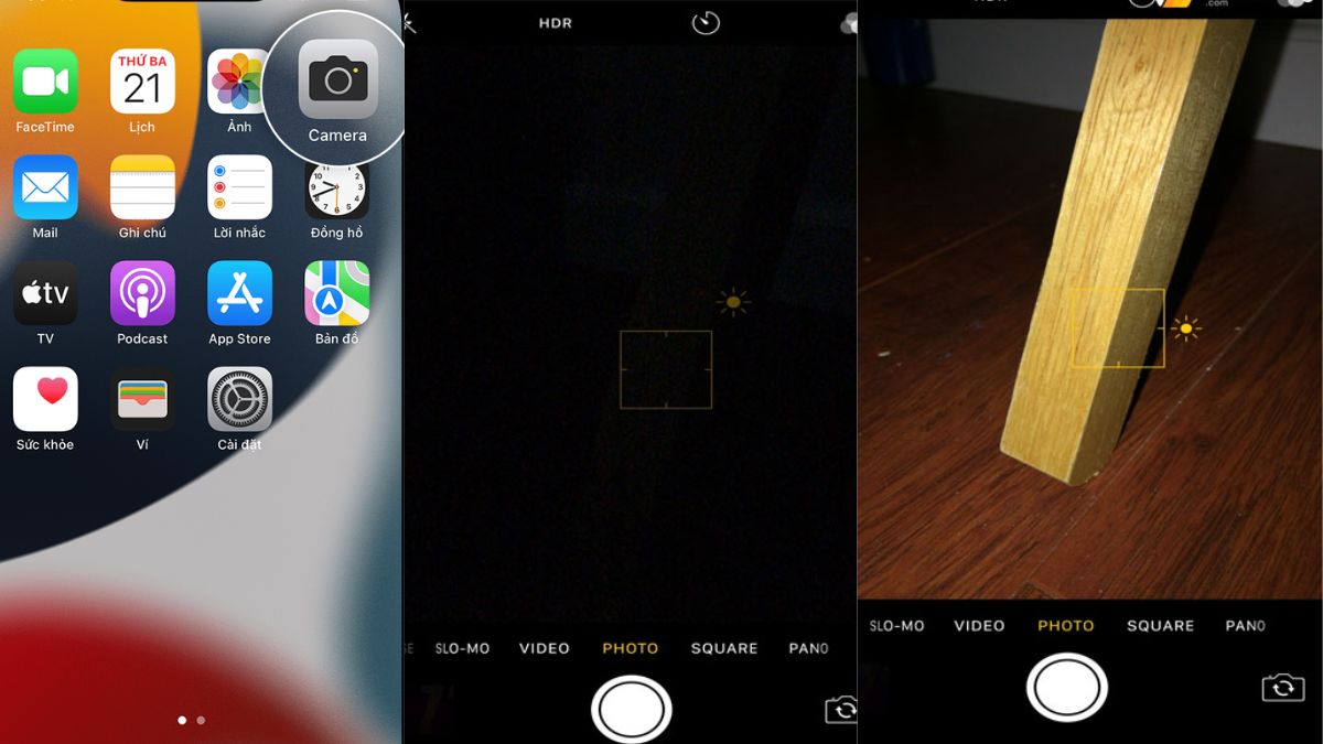 Điều chỉnh ánh sáng của camera trên iPhone