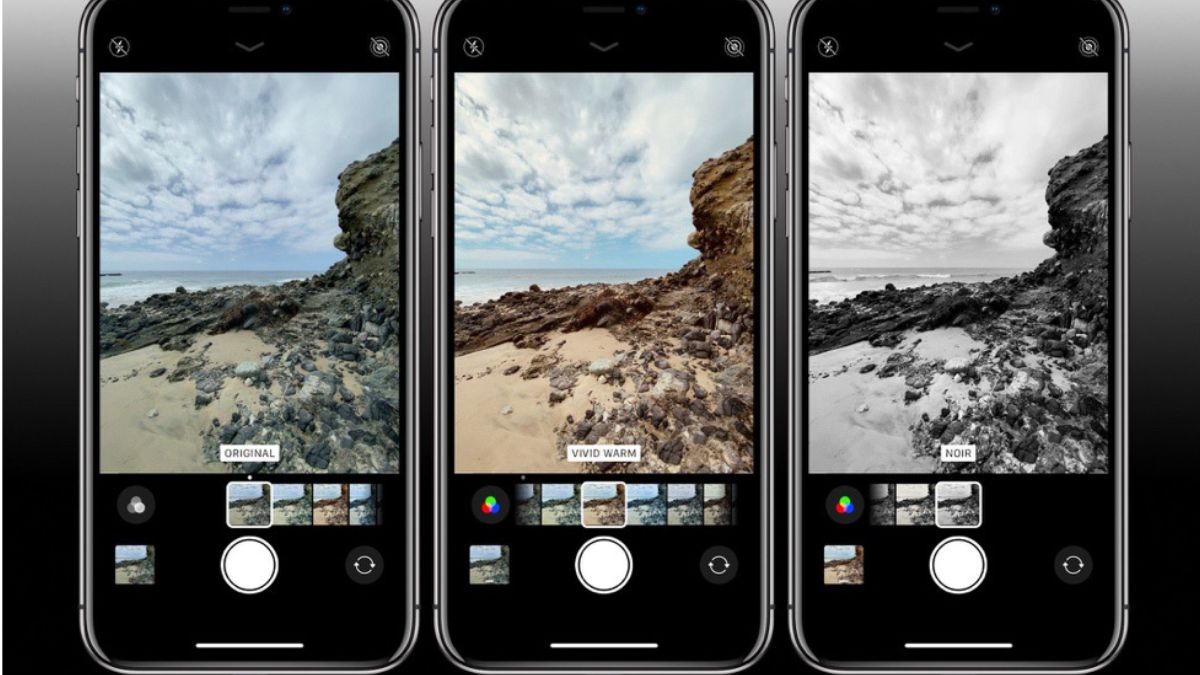 Cách chỉnh bộ lọc đen trắng trên camera iPhone