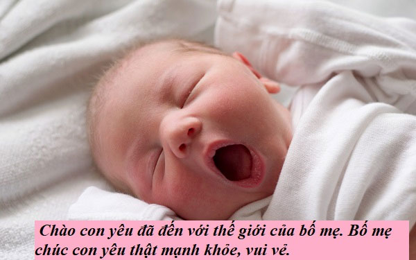 Lời chúc em bé
