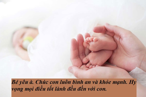 Lời chúc mừng bé chào đời hay và ý nghĩa