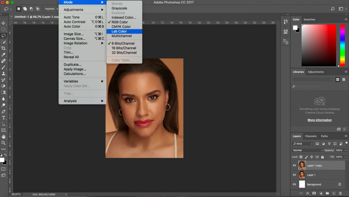 2 cách đơn giản làm trắng da trong Photoshop