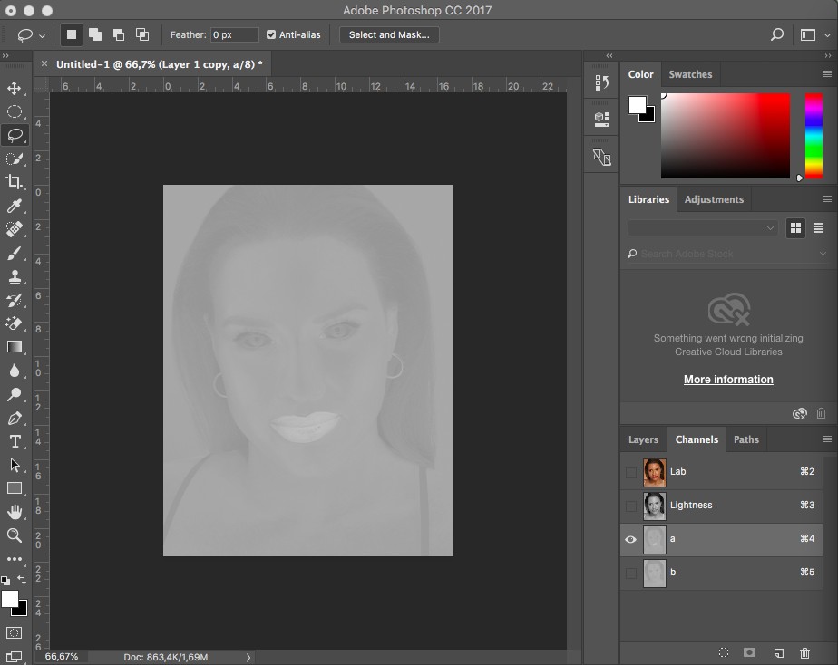 2 cách đơn giản làm trắng da trong Photoshop