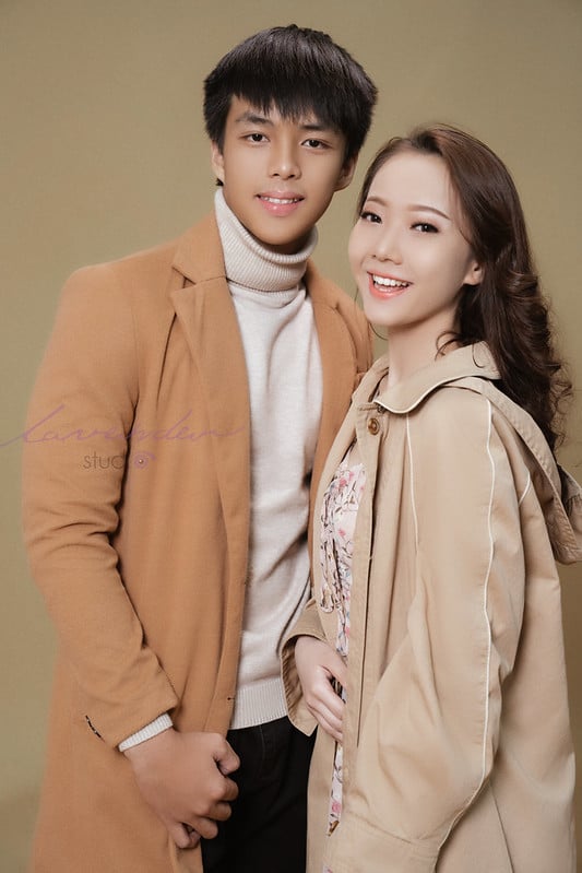 chụp ảnh couple tại Lavender studio