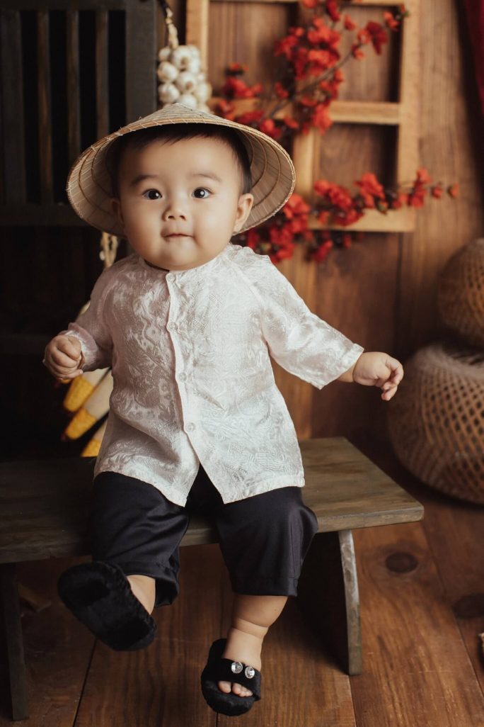 Chụp ảnh Tết đẹp cho bé tại Nha Trang