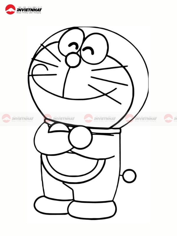 File in tranh to mau Doraemon