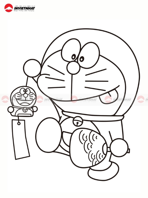 Hinh anh Doraemon to mau ro net