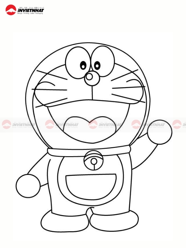 Tranh to mau Doraemon