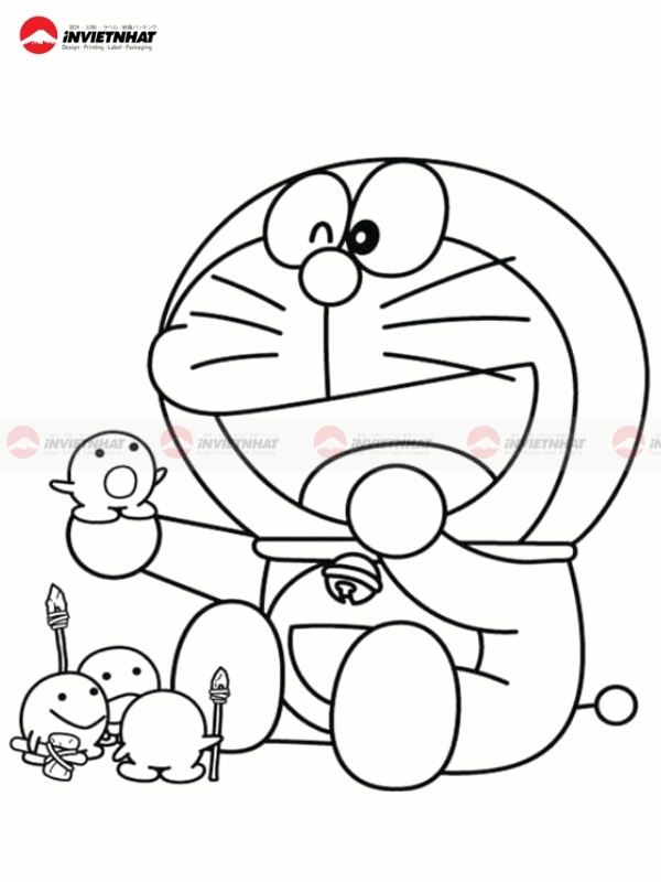 Sach to mau nhan vat Doraemon