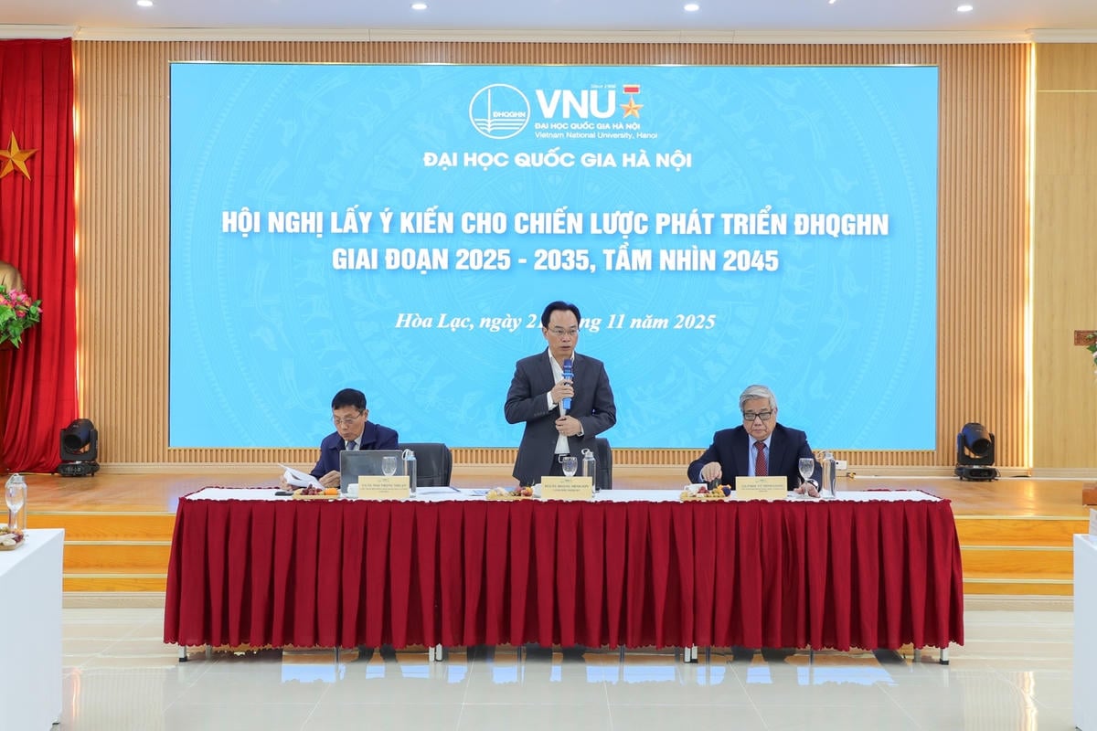 Đại học Quốc gia Hà Nội ký kết hợp tác với các đơn vị. Ảnh: VNU